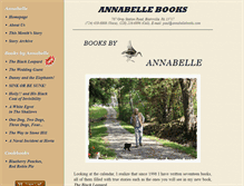 Tablet Screenshot of annabellebooks.com